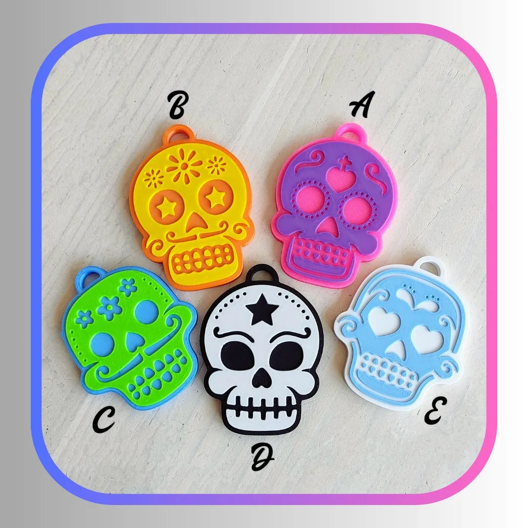 Móc chìa khóa đầu lâu đường phố vui nhộn