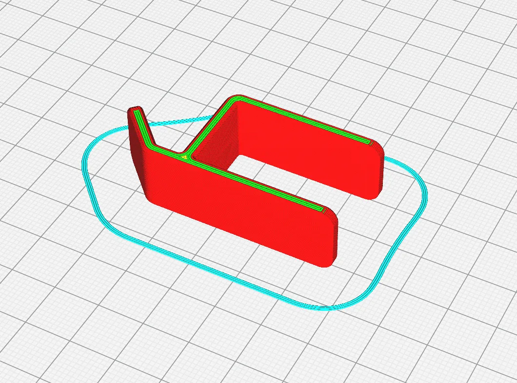 Móc treo kệ cho kệ dày 18.25mm