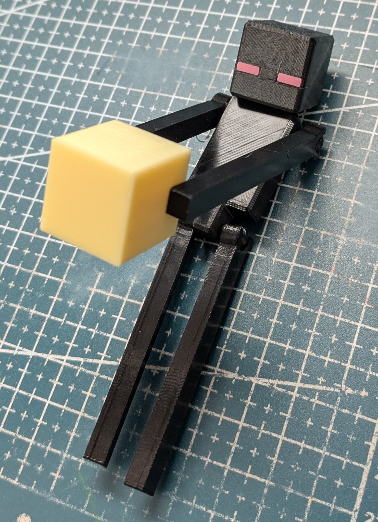 Nhân vật Enderman Mini 13 với hệ thống khớp bóng