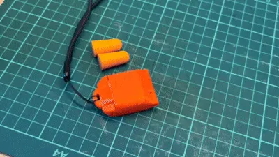 Hộp đựng tai nghe có nắp gập và nam châm cho xe máy