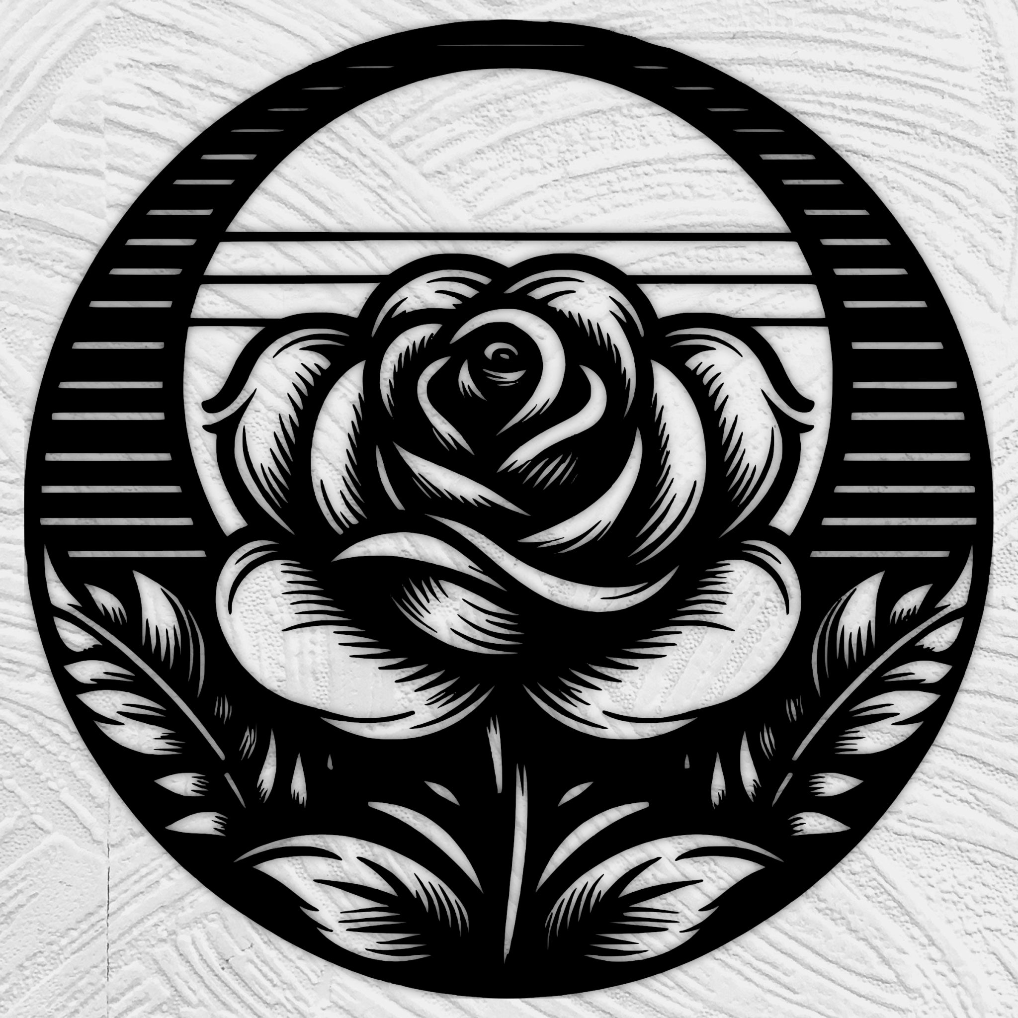 Hoa hồng trang trí nghệ thuật 2D