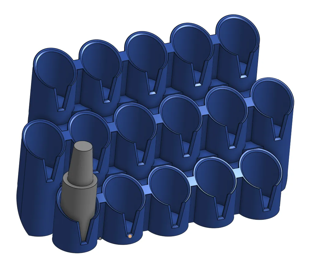 Giá đỡ chai sơn cho bảng ghim IKEA Skadis