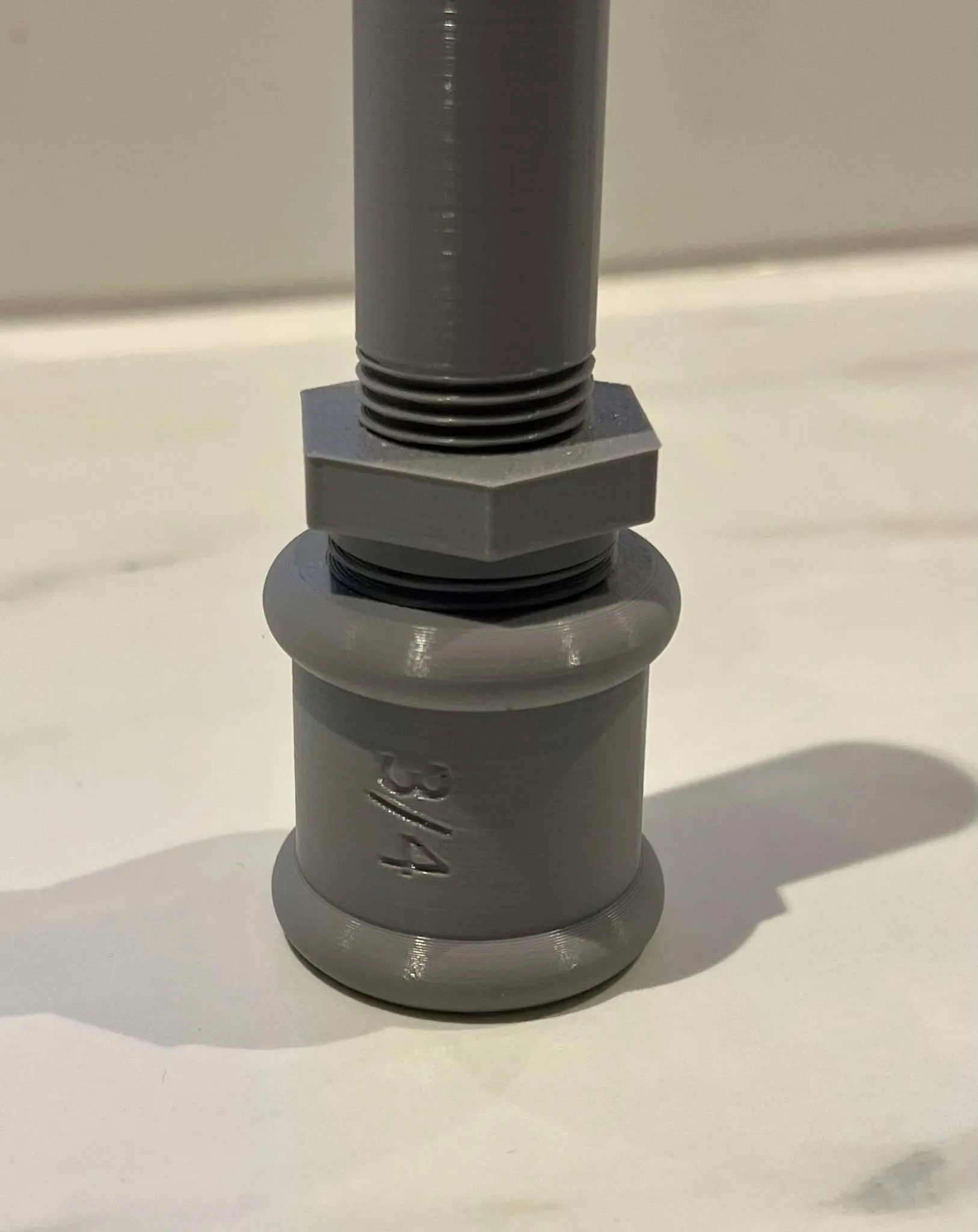 Ống nước ½ inch với ren BSP dài 50, 100, 150, 200mm