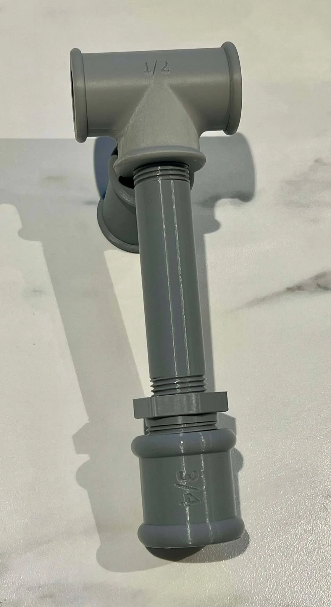 Ống nước ½ inch với ren BSP dài 50, 100, 150, 200mm