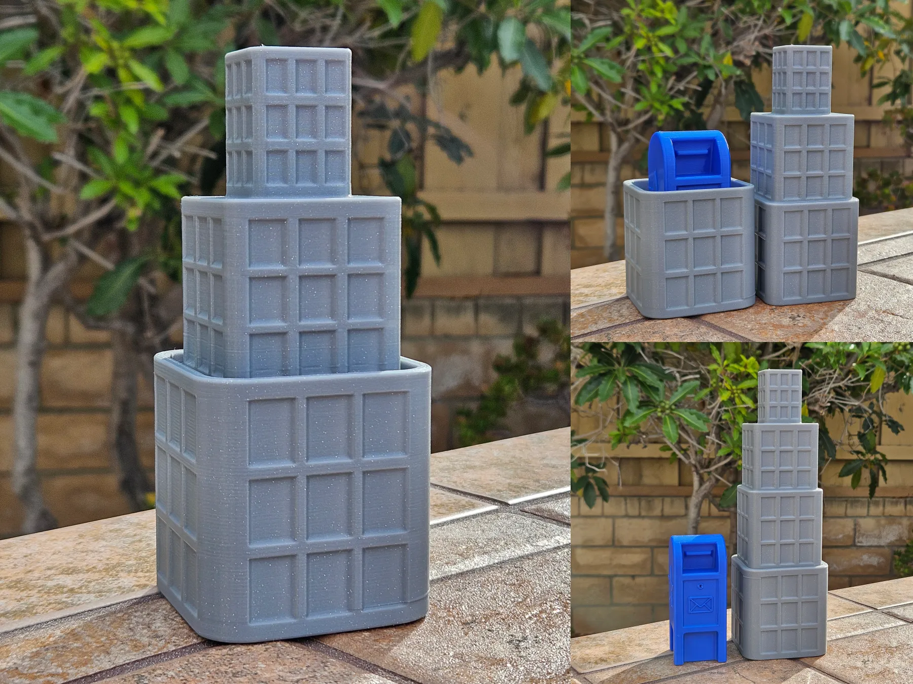 Hộp chọc trời lưu trữ cho thành phố Giáng sinh 2024