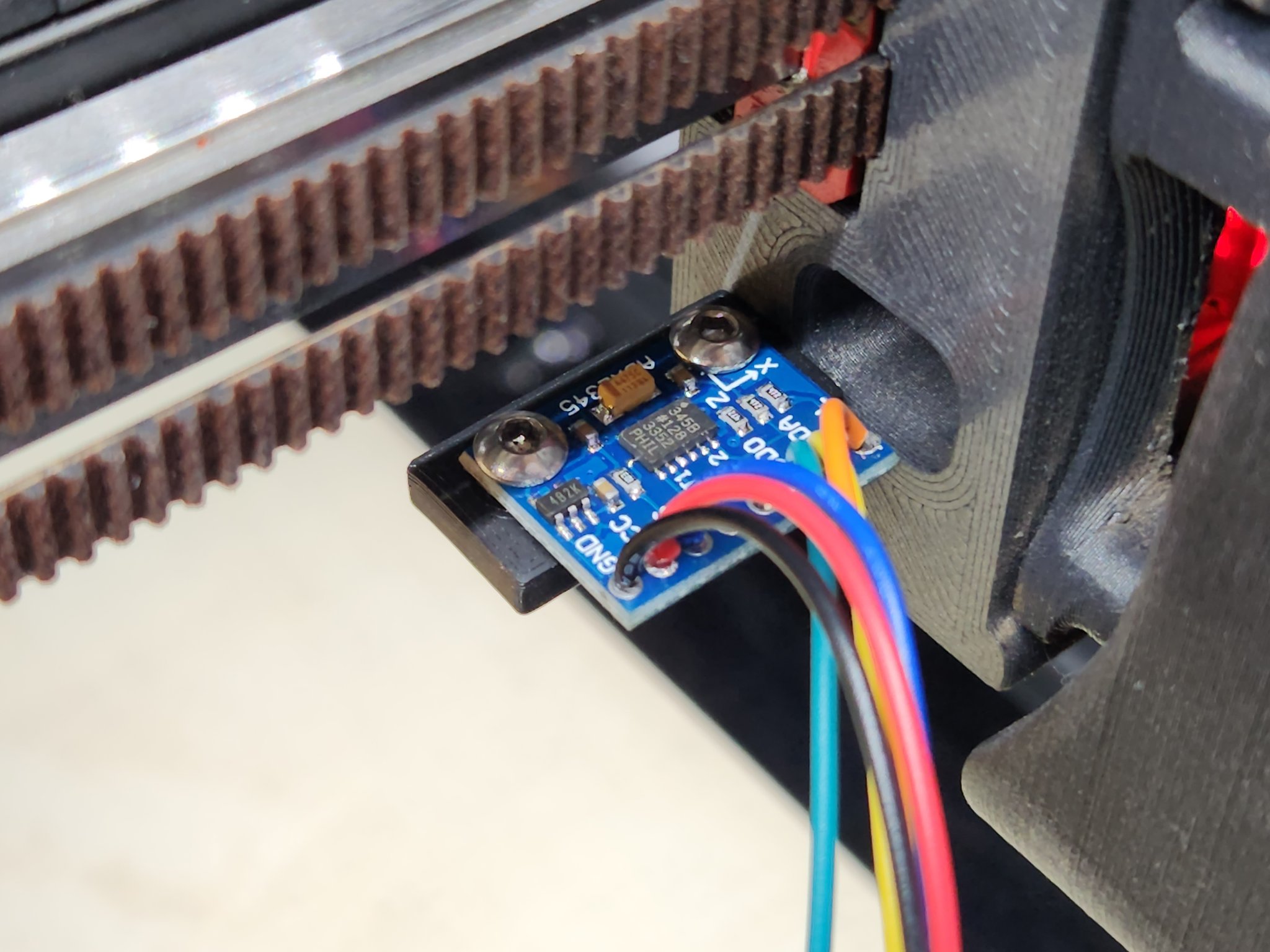 Giá đỡ bên cho board cảm biến ADXL345 trên Voron 2.4 Afterburner