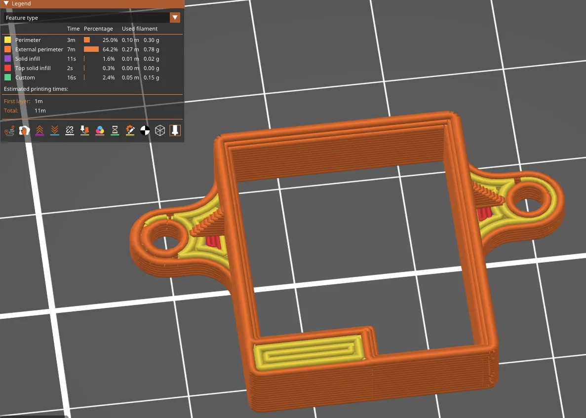 Giá đỡ GPS nhẹ cho mô-đun Walksnail WS-M181GPS