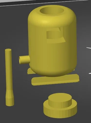 Lò rèn hộp thư khí propane Black Dragon nhỏ gọn