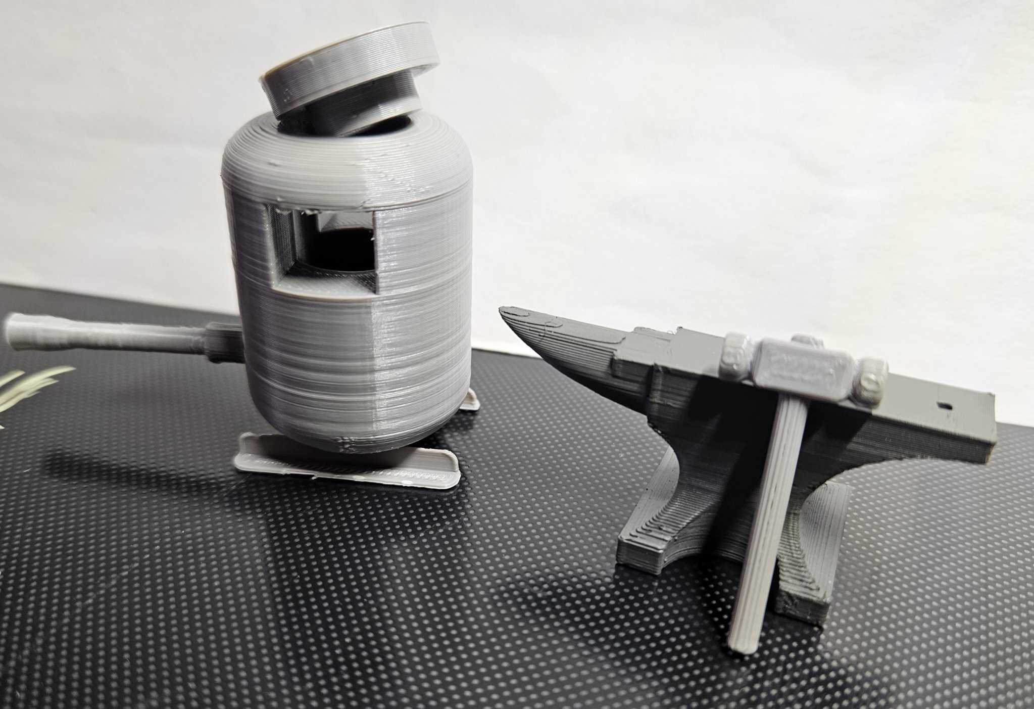 Lò rèn hộp thư khí propane Black Dragon nhỏ gọn