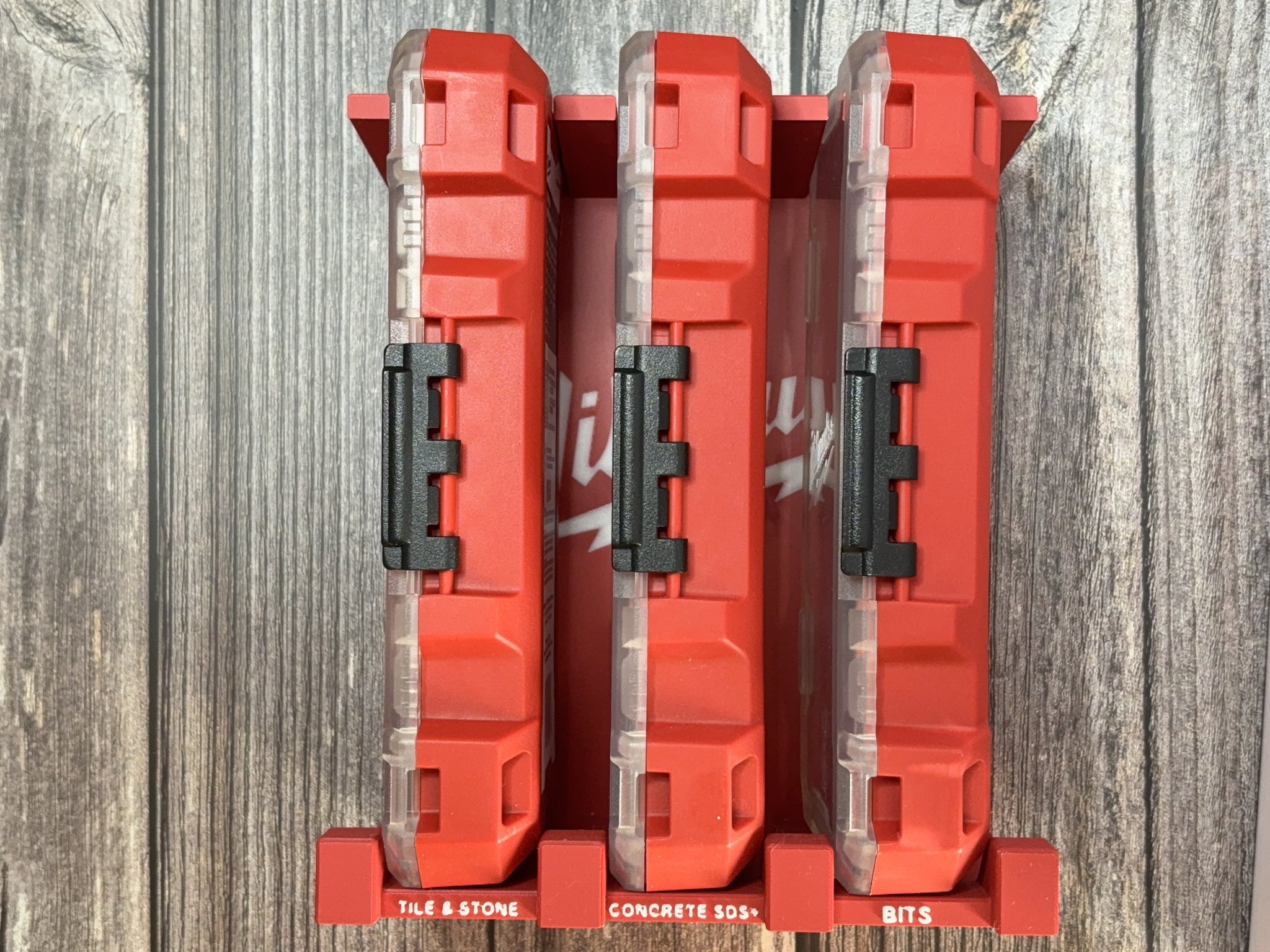 Giá treo tường cho hộp đựng bit Milwaukee Packout kiểu mới