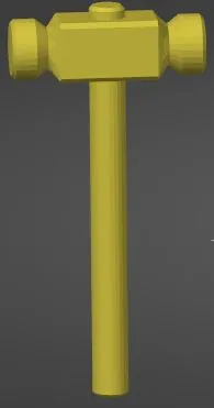 Búa rèn nhỏ có thể in 3D từ PLA