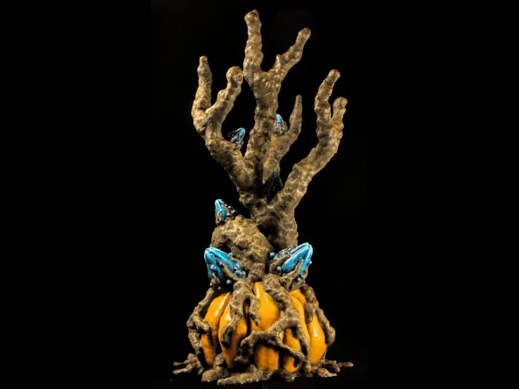 Cây bí ngô cô lập cho trang trí Halloween