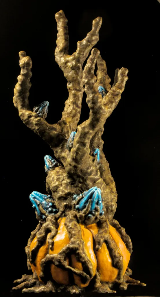 Cây bí ngô cô lập cho trang trí Halloween