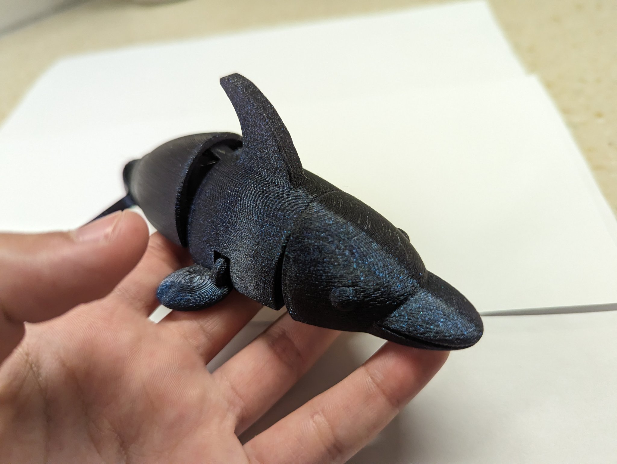 Cá heo khớp nối linh hoạt với thiết kế in sẵn