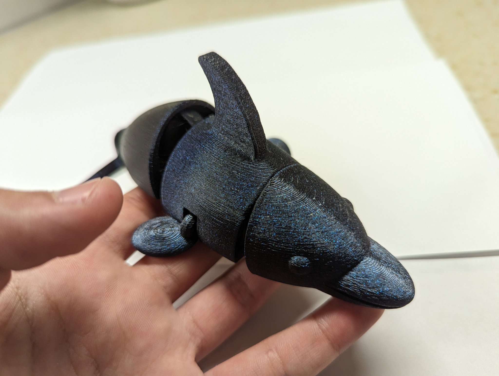 Cá heo khớp nối linh hoạt với thiết kế in sẵn