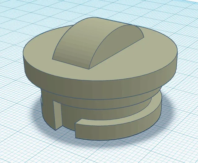 Phích cắm cho lỗ cuộn filament của máy in Creality K1/K1C