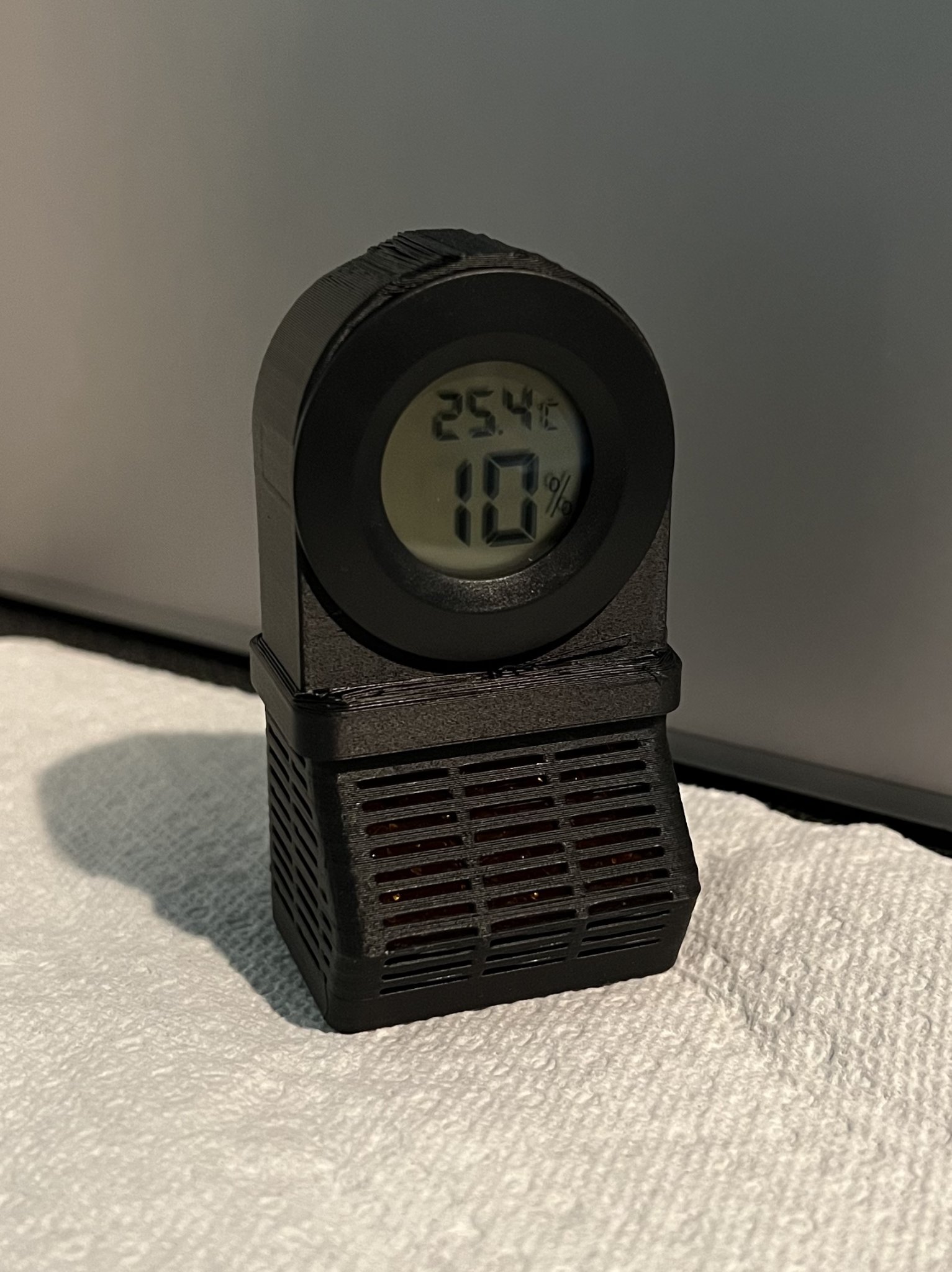 Giá đỡ nhiệt kế và độ ẩm cho hộp silica Bambu Lab