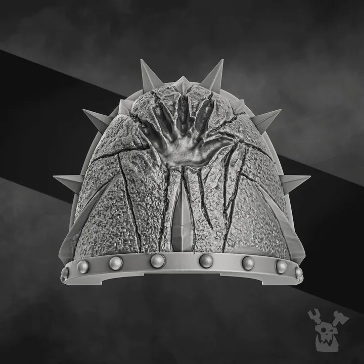 Bảo vệ vai tay ác quỷ cho chiến binh 38mm