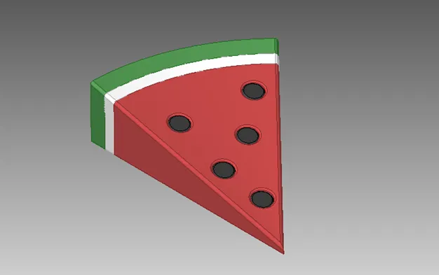 Đồ chặn cửa hình lát dưa hấu