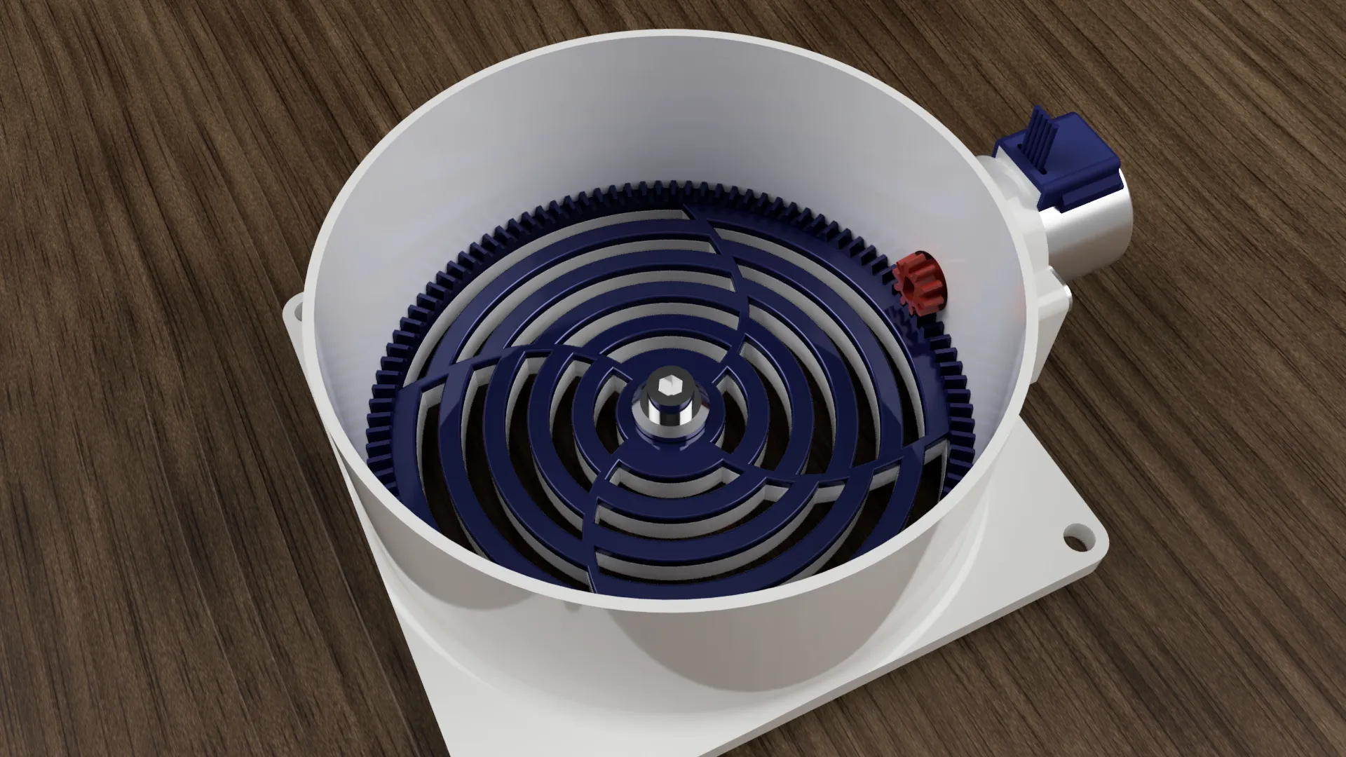 Van gió điều chỉnh bằng động cơ bước 120mm