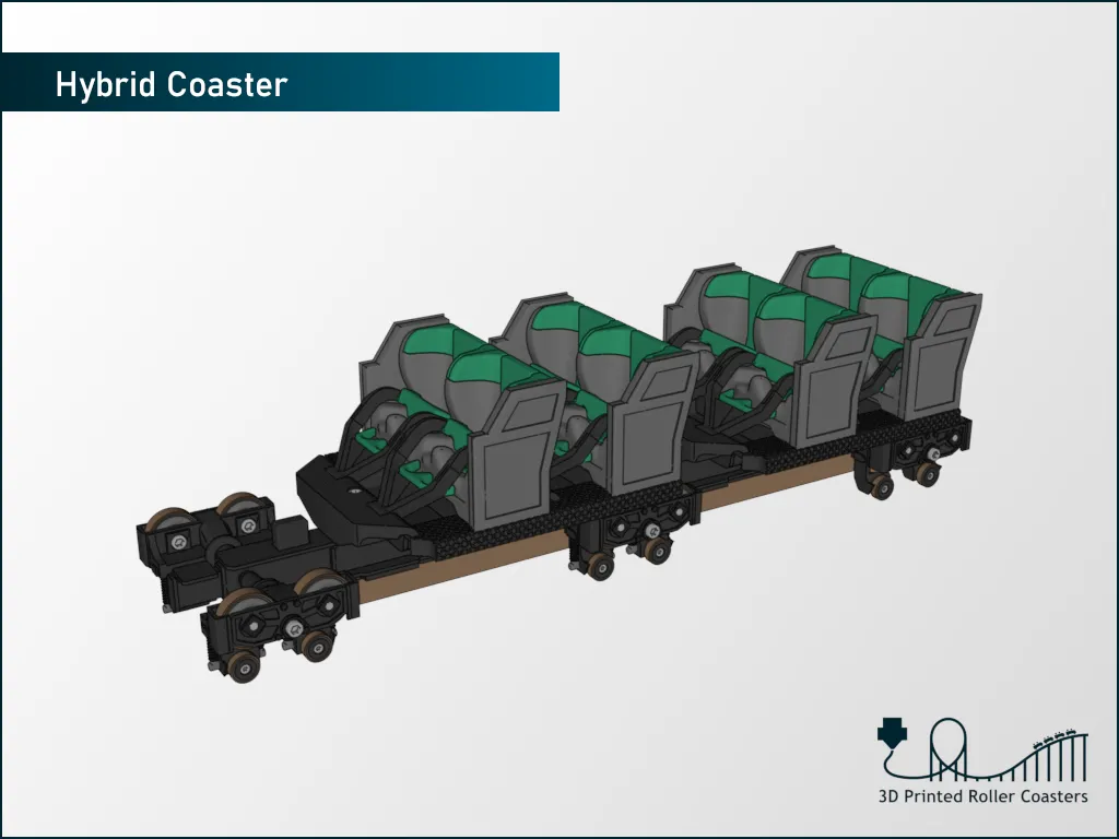 Mô hình xe lửa Hybrid Coaster tỷ lệ 1:15