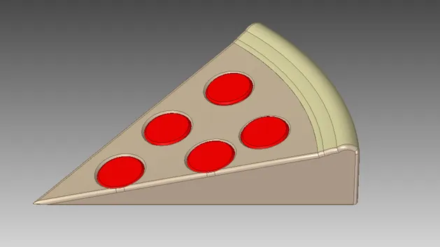 Đồ chặn cửa hình miếng pizza độc đáo