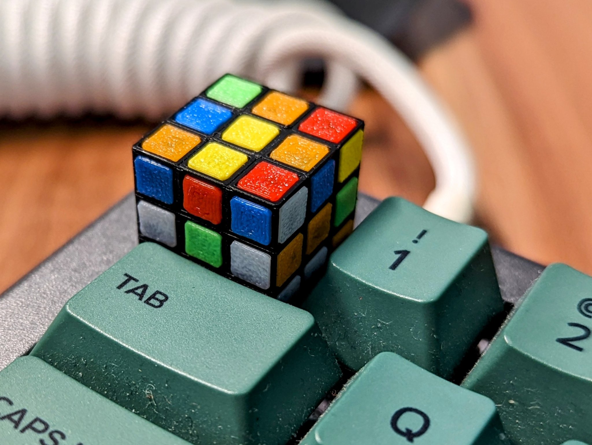 Núm phím hình khối Rubik cho bàn phím cơ