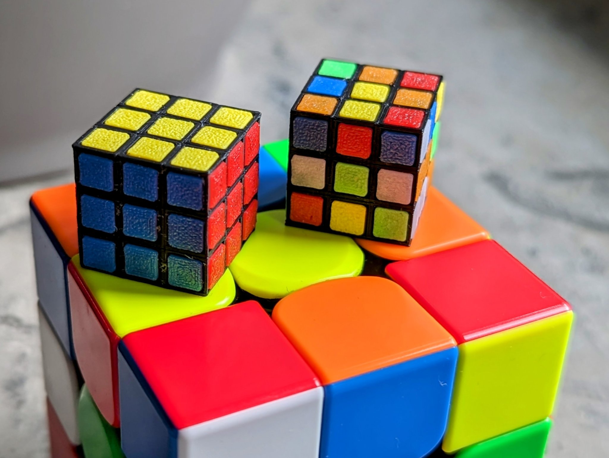 Núm phím hình khối Rubik cho bàn phím cơ