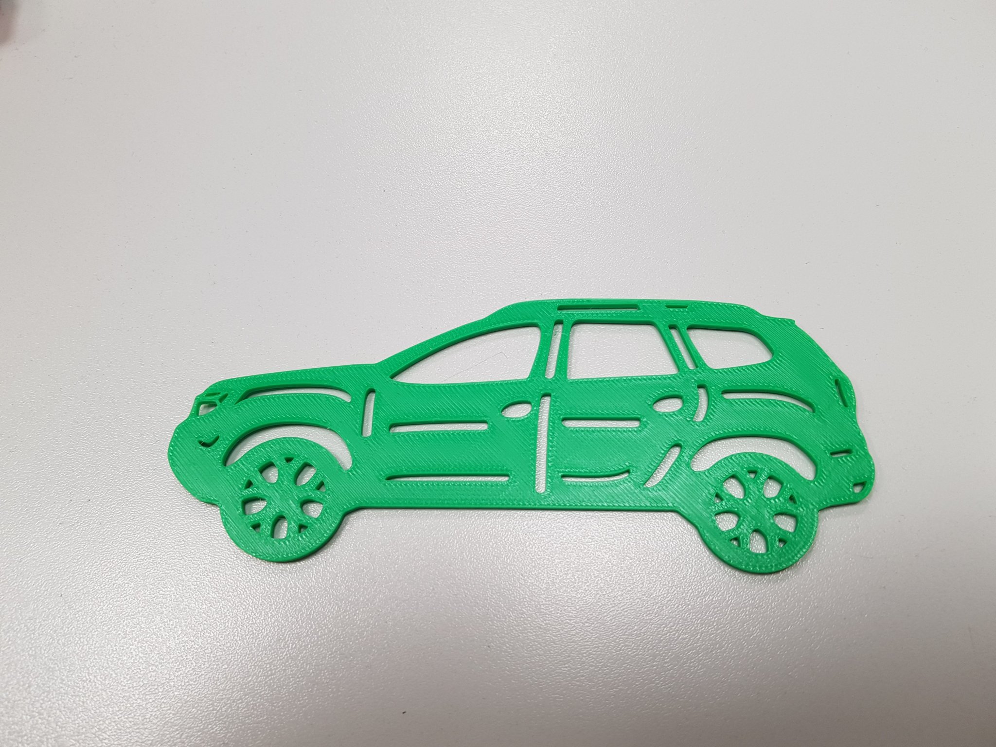 Silhouette của xe Dacia Duster để bàn