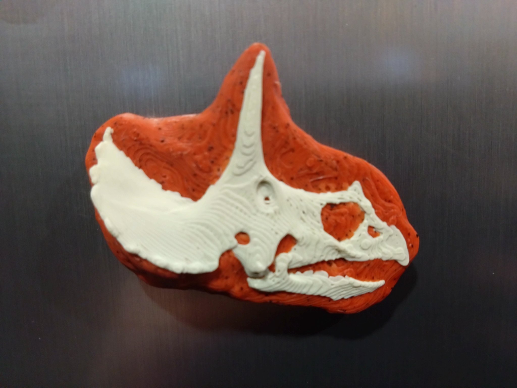 Nam châm hộp sọ khủng long in 3D độc đáo