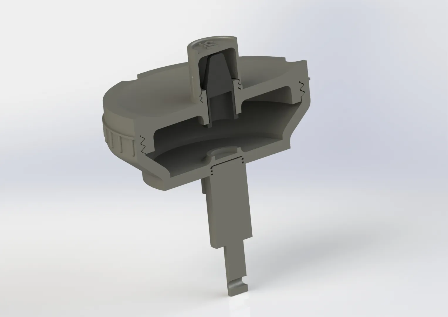 Mìn chống người AUPS kiểu Ý với vỏ bakelite chống nước