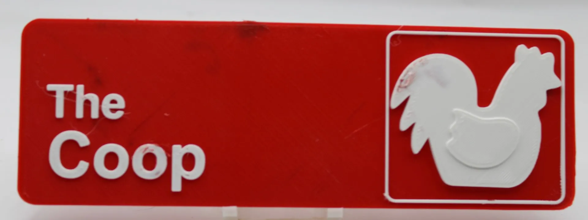 Biển hiệu chuồng gà phong cách văn phòng