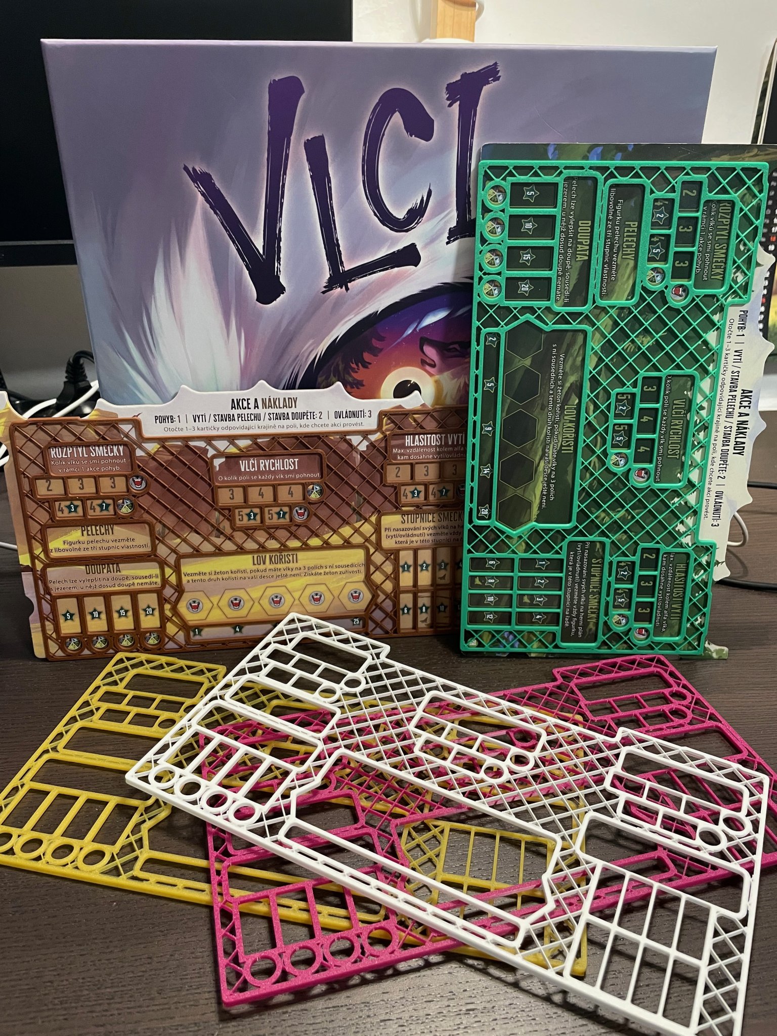 Bảng phụ cho trò chơi The Wolves (Vlci)