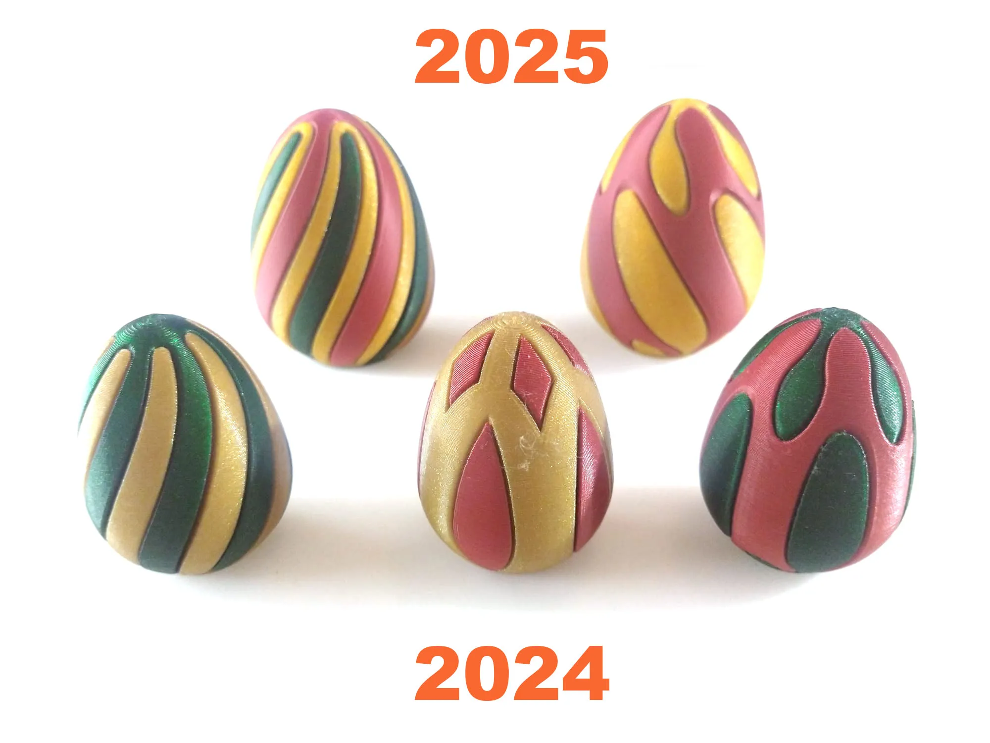 Trứng Phục Sinh Nhiều Màu Sắc Với Chi Tiết Thêm