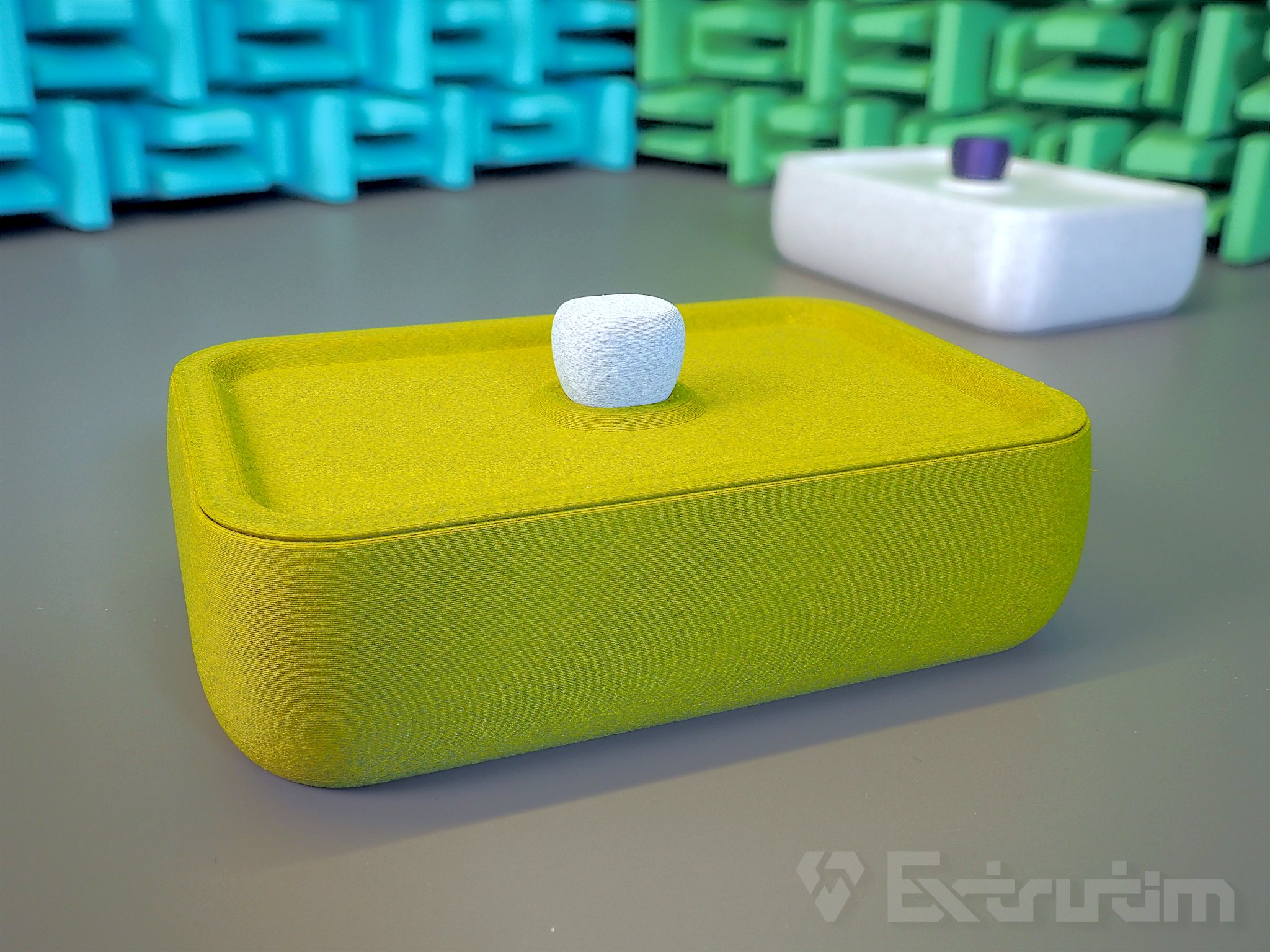 Hộp trang sức nhiều ngăn với nắp, có thể xếp chồng lên nhau