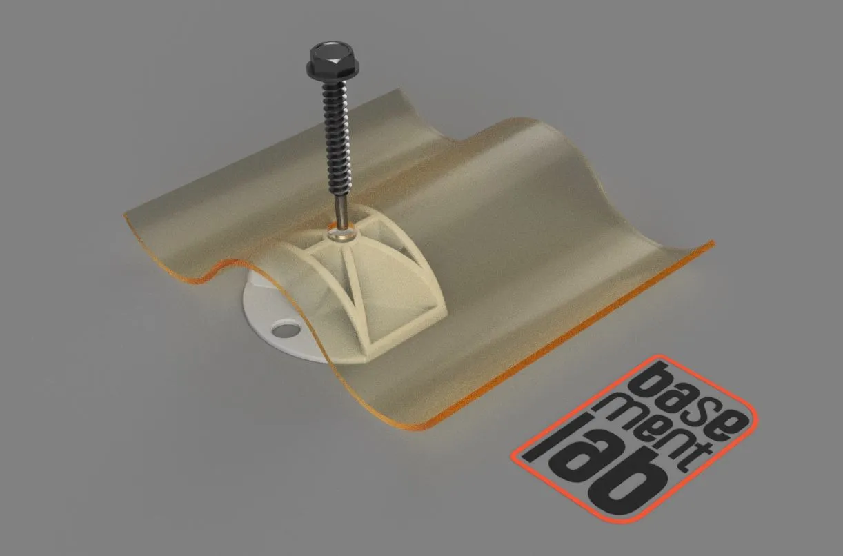 Giá đỡ cho lợp mái tôn sóng