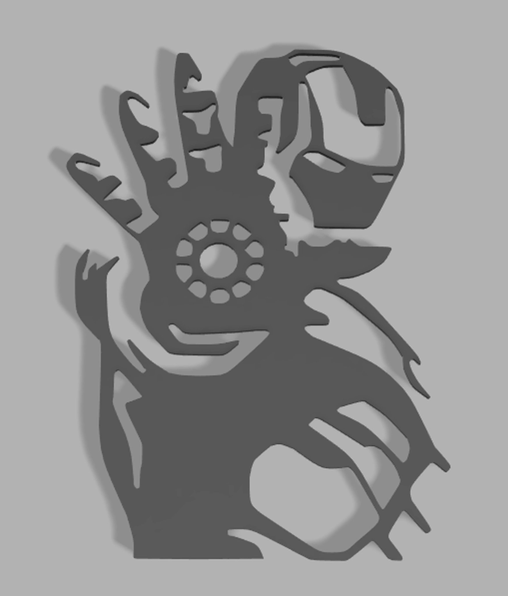 Tác phẩm nghệ thuật tường Ironman - Wallart02