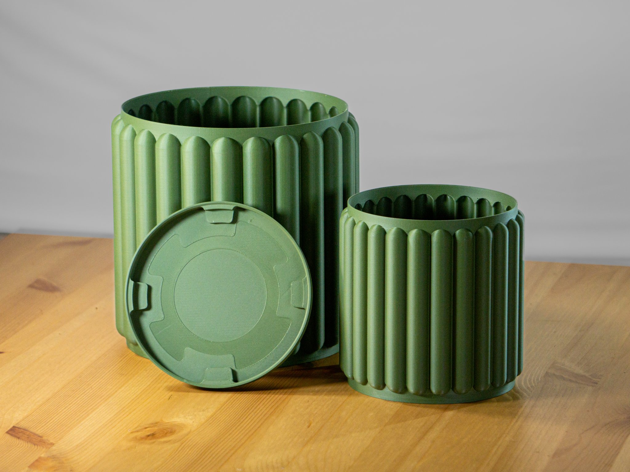 Chậu cây retro phong cách giữa thế kỷ hiện đại, kích thước...