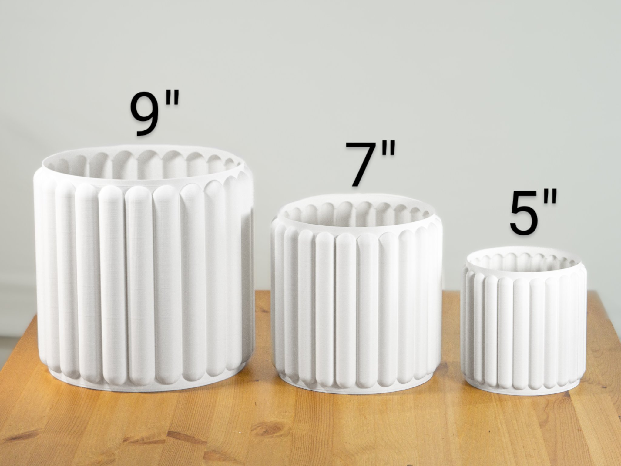 Chậu cây retro phong cách giữa thế kỷ hiện đại, kích thước...