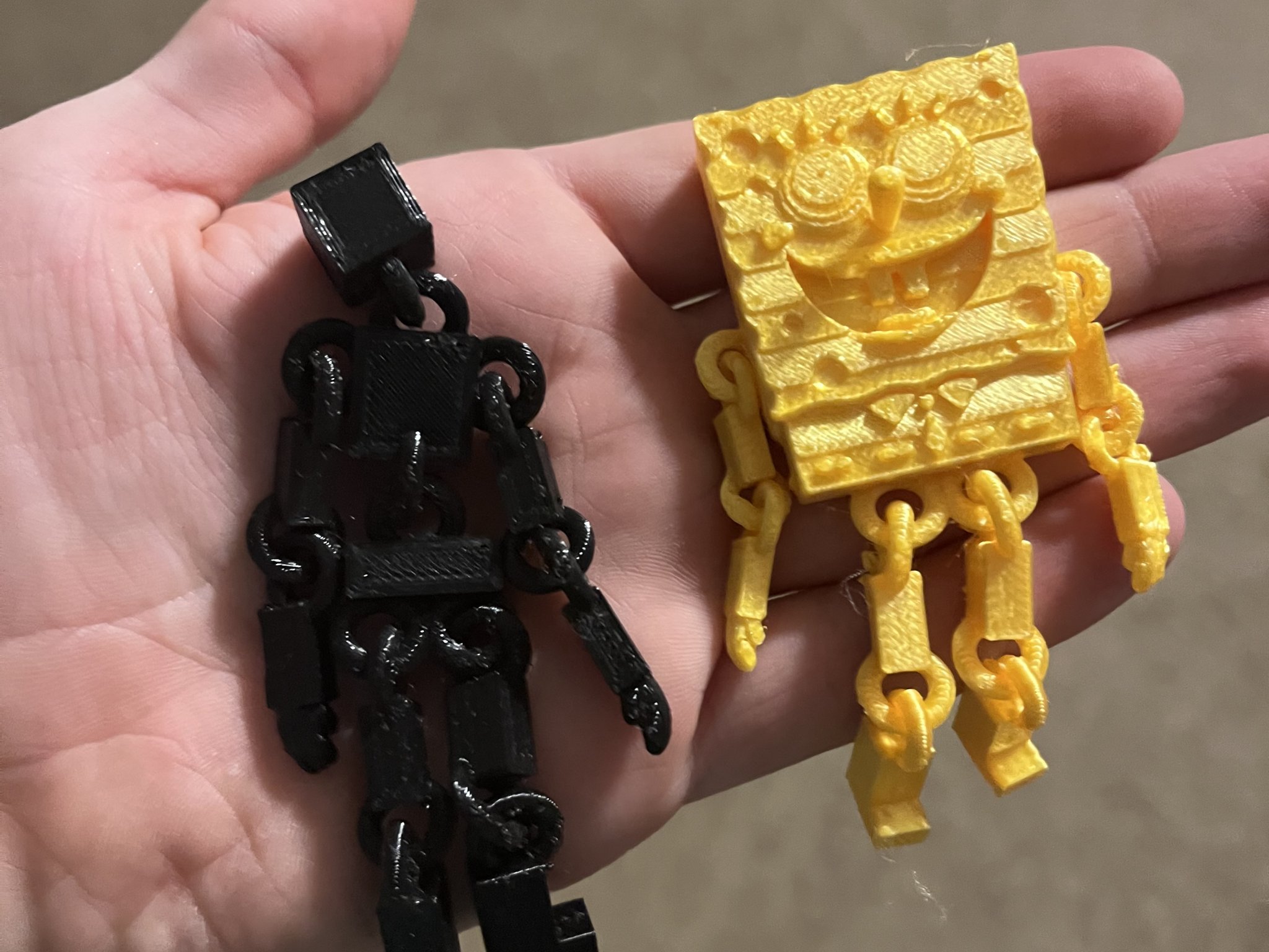 Mô hình nhân vật SpongeBob linh hoạt