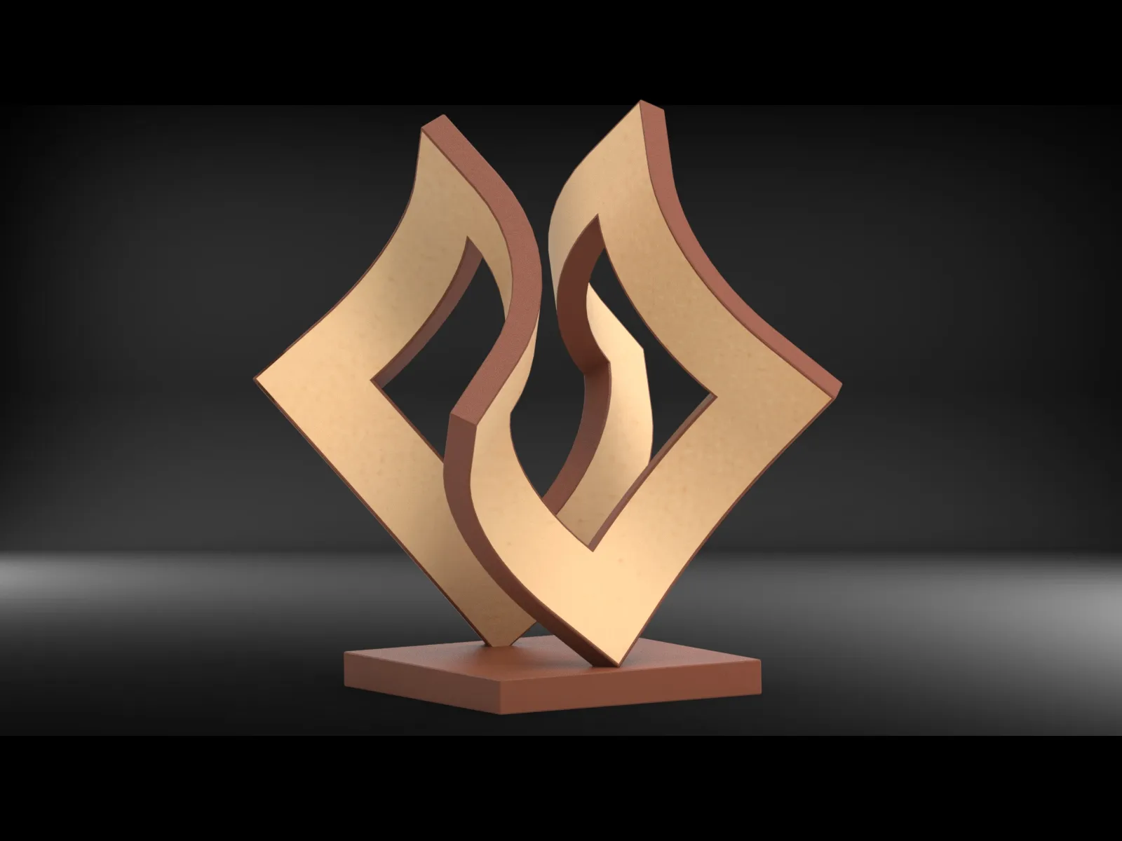 Điêu khắc hình học #09 dễ lắp ráp và in 3D