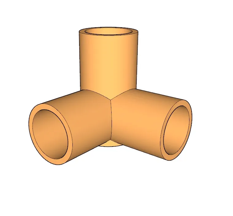 Kết nối PVC 3/4 25,7mm - 90 độ/graus - Phiên bản Grow v2