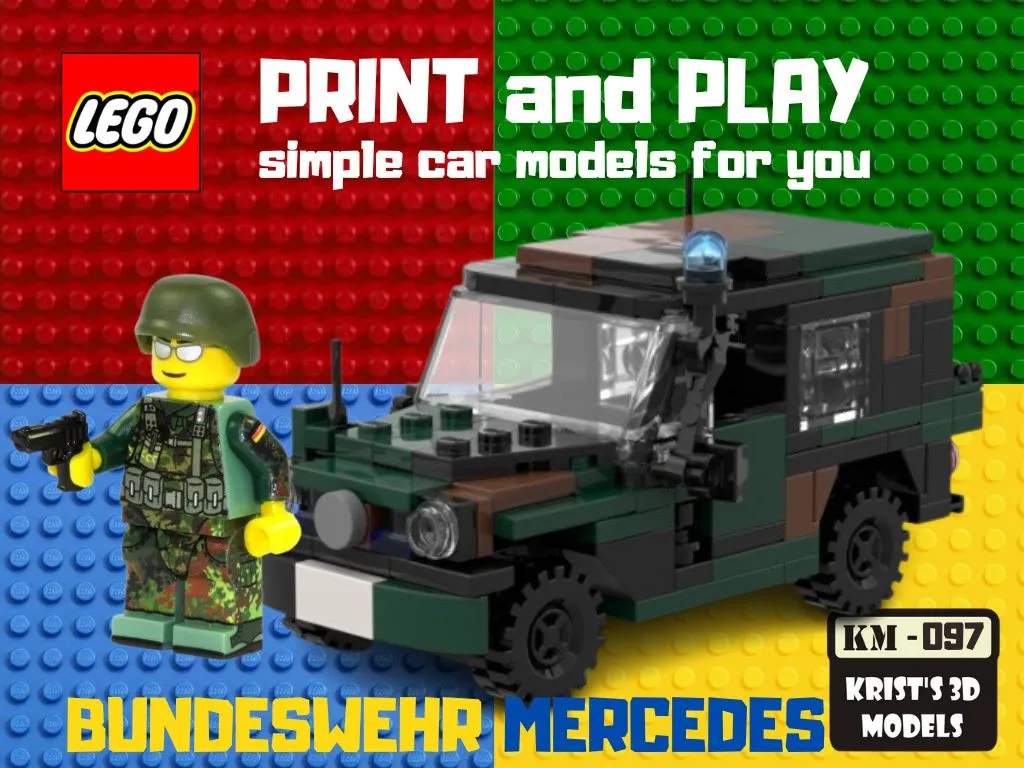 Xe quân sự Mercedes Bundeswehr LEGO