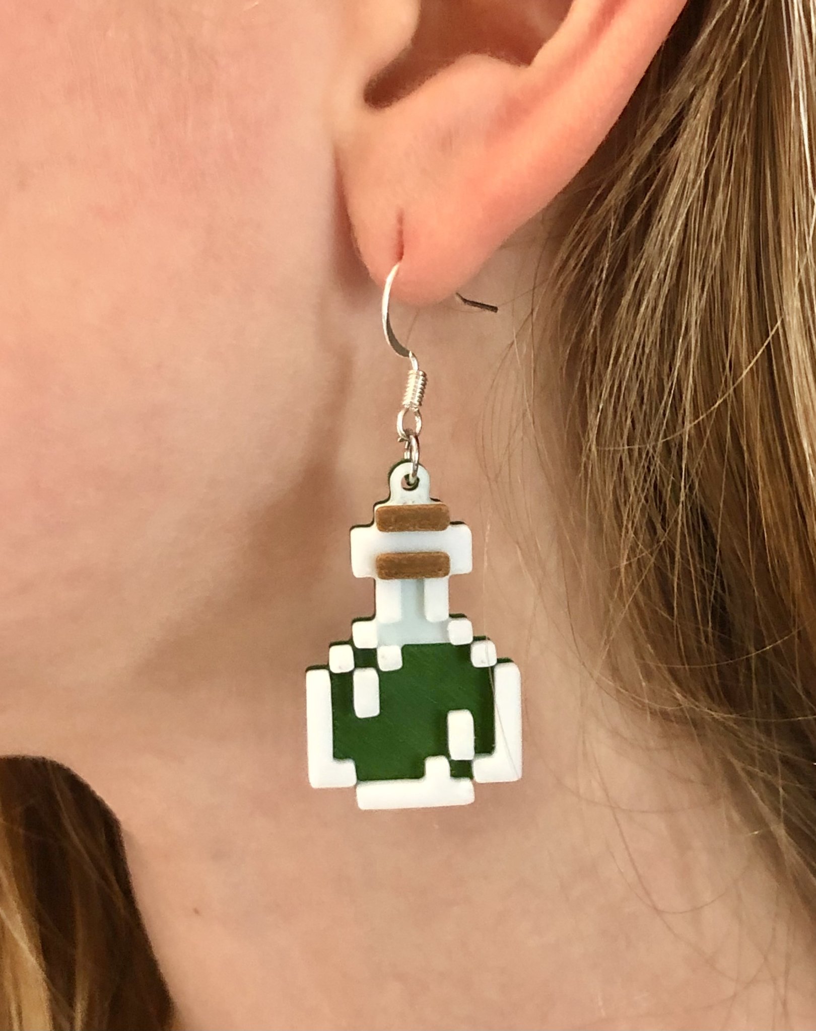 Bông tai potion Minecraft nhiều màu sắc