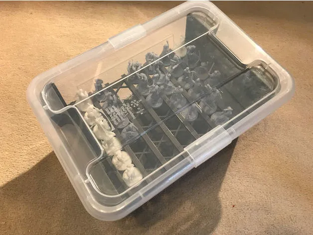 Khay lưu trữ và vận chuyển mini Ikea Samla 5L cho mô hình 20/25/32/...