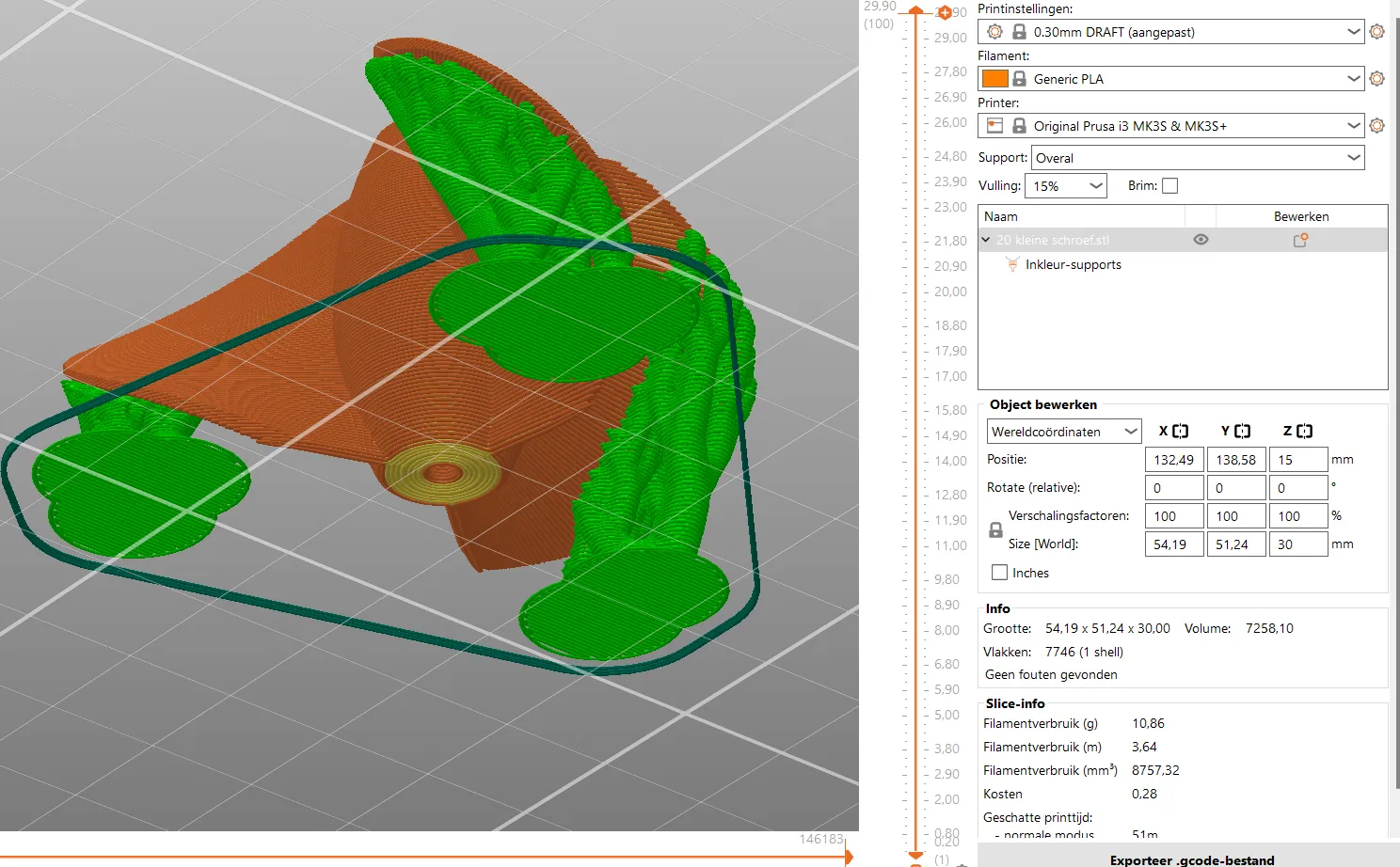 Cánh quạt thuyền nhỏ 60mm với 3 và 4 lưỡi