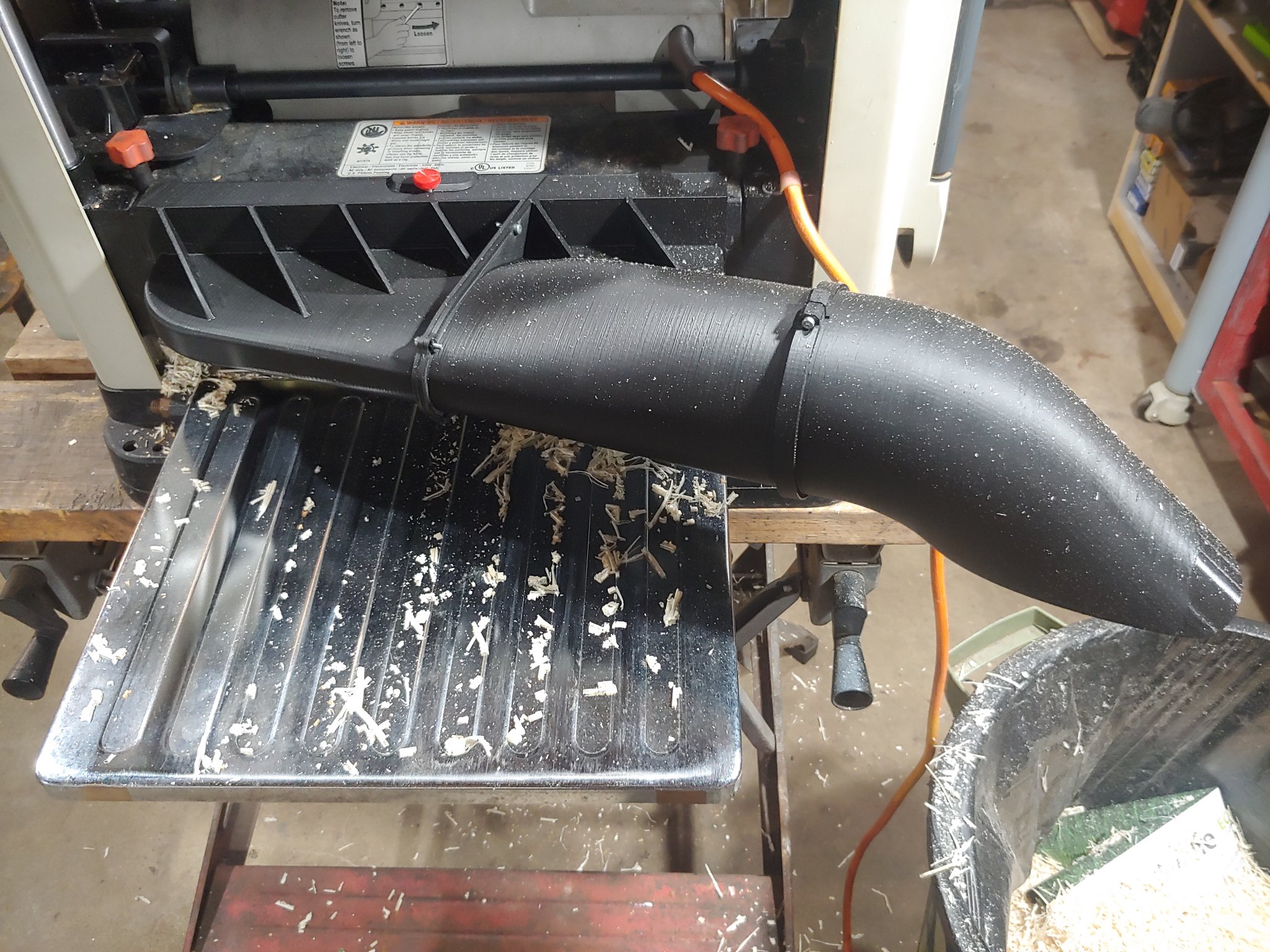 Nắp hút bụi cho máy bào độ dày Ridgid TP13000