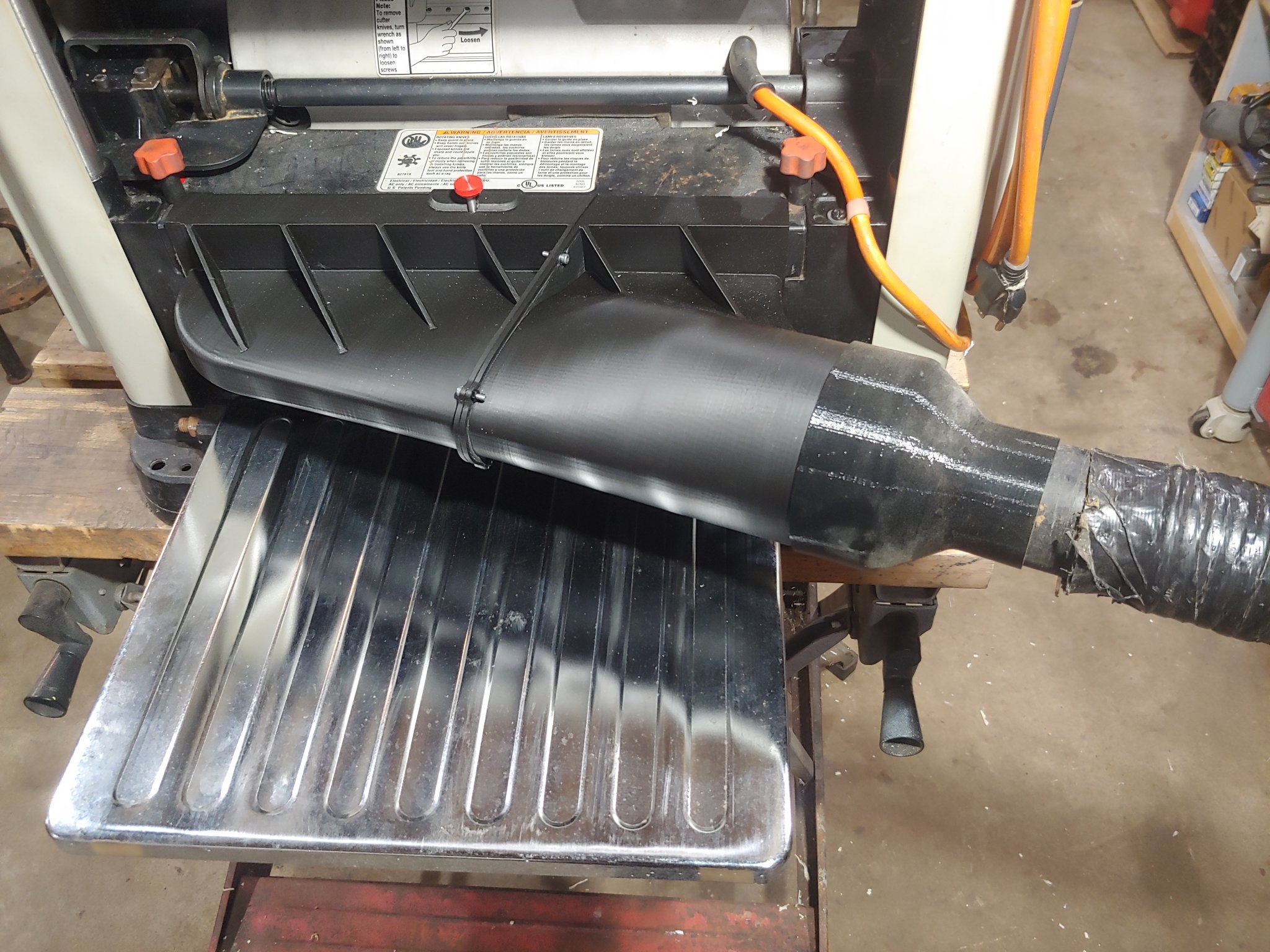 Nắp hút bụi cho máy bào độ dày Ridgid TP13000