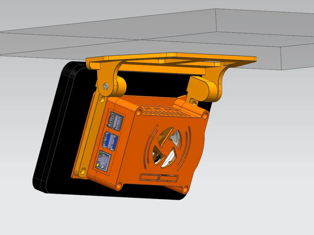 Giá đỡ gắn bảng cho vỏ màn hình cảm ứng 7" Raspberry Pi