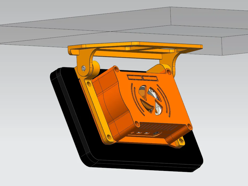 Giá đỡ gắn bảng cho vỏ màn hình cảm ứng 7" Raspberry Pi